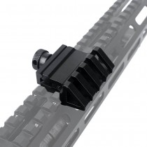 METAL 45 Degree Offset Mount, The 45 degree mount (also referred to as an offset mount) is a utility block for building the perfect optics/accessory setup for your gun